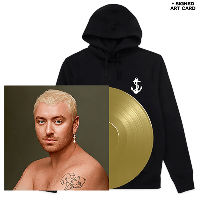 Gloria by Sam Smith - Exclusive 1LP gold + Hoodie + Signed Card - shop now at Sam Smith store