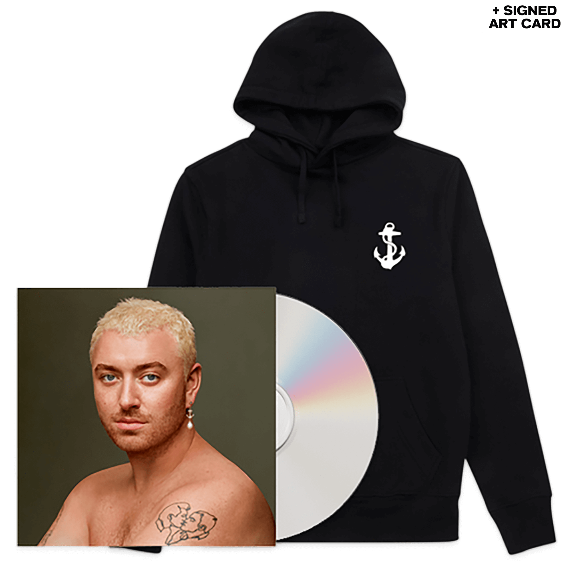 Sam Smith Gloria CD + Hoodie + Signed Card 251176